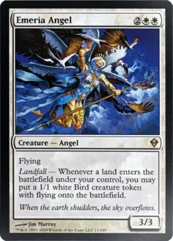 Emeria Angel (#11) - Zendikar - MTG Magic: The Gathering - LP - Image 1