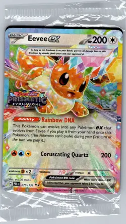 Sealed - Eevee ex - (Prismatic Evolutions Stamp) 075/131 - Pokemon Card - Image 1