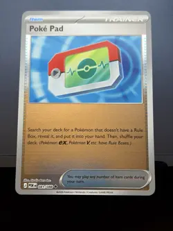 Poke Pad - Reverse Holo - Perfect Order 81/88 Pokemon TCG - Image 1