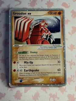 Pokemon Card Groudon ex 038 EX Collectors Tins Black Star Promo Nintendo Holo LP - Image 1