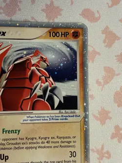 Pokemon Card Groudon ex 038 EX Collectors Tins Black Star Promo Nintendo Holo LP - Image 3