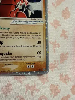 Pokemon Card Groudon ex 038 EX Collectors Tins Black Star Promo Nintendo Holo LP - Image 5