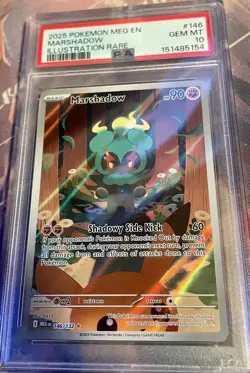 Marshadow *PSA 10* Illustration Rare *Mega Evolution* #146 * Pokemon - Image 1