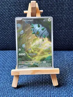 Pokemon Ferroseed 148/086 Illustration Rare Sv: White Flare Full Art NM+ - Image 1