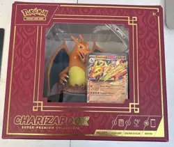 Pokemon Charizard Ex Super Premium Collection - 10 packs Promos and Figure - Image 1
