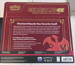Pokemon Charizard Ex Super Premium Collection - 10 packs Promos and Figure - Image 3
