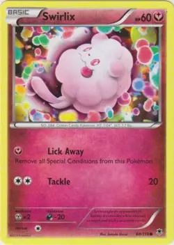 x4 Swirlix - 68/119 - Common Pokemon XY Phantom Forces M/NM - Image 1