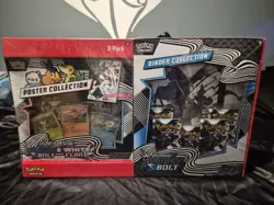 Pokemon TCG Scarlet & Violet Flare & Black Bolt Binder Poster Collection Box - Image 1