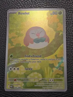 Pokemon TCG Rowlet 90/88 Mega Evolution Perfect Order Illustration Rare English - Image 1