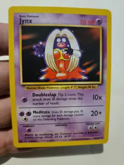 Pokemon TCG Card Vintage 1999 WOTC Game Freak Nintendo Wizards 90s Jynx - Image 1