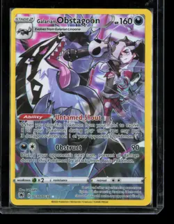 Galarian Obstagoon #TG10 Pokemon Astral Radiance NM - Image 1