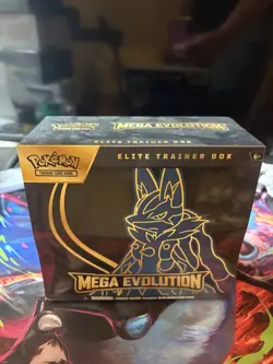 Pokemon TCG Mega Evolution Lucario Elite Trainer Box ETB NEW FACTORY SEALED - Image 1