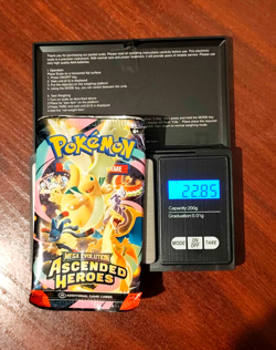 HEAVY! 22.85g Pokemon TCG Ascended Heroes Booster Pack (SEALED) god packU - Image 1