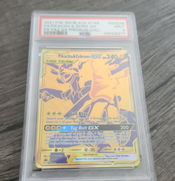 Pokemon Pikachu & Zekrom GX SM248 SM Black Star Promo Full Art Holo PSA 9 - Image 1