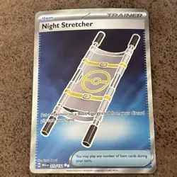 Night Stretcher 173/132 Pokemon Mega Evolution Full Art Ultra Rare Holo NM - Image 1
