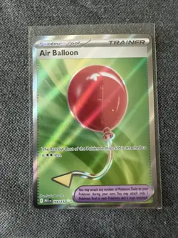 2025 Pokemon Mega Evolution MEG EN Air Balloon Ultra Rare #166/132 - Image 1