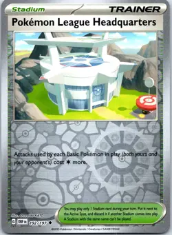 Pokemon League Headquarters Uncommon SV03: Obsidian Flames 192/197 NM - Image 1