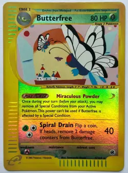 Butterfree 005/165 Pokemon Expedition Base Set Reverse Holo LP/NM - Image 1