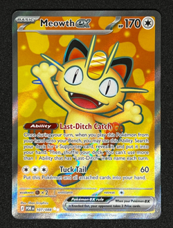 Pokemon TCG: Meowth ex 107/088 Me03 Perfect order NM-Full Art - Image 1