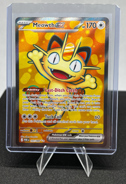 Pokemon TCG: Meowth ex 107/088 Me03 Perfect order NM-Full Art - Image 3