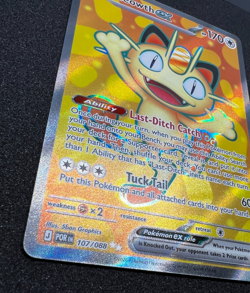 Pokemon TCG: Meowth ex 107/088 Me03 Perfect order NM-Full Art - Image 5