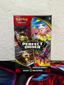 Pokemon TCG Perfect Order Booster Bundle Sealed 6 Pks NEW Mega Evolution SV ME03 - Image 1