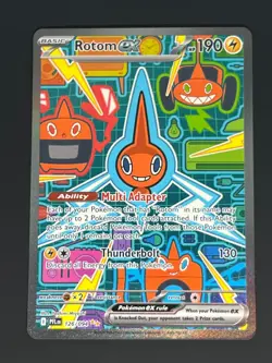2025 Pokemon Phantasmal Flames Rotom ex Special Illustration Rare #126/094 - Image 1