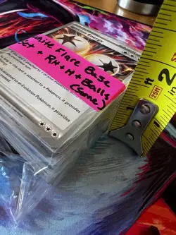 Pokemon White Flare Base Set Lot Near Complete H + RH Some Poke/No Master Ball - Image 5