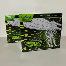 Perfect Order Elite Trainer Box ETB Lot of 2 New/Sealed Pokemon - Ready to Ship - Image 1