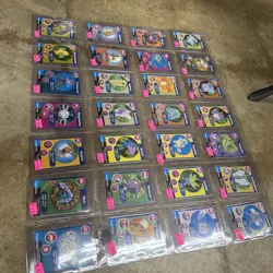 Lot of 28x Pokemon 1998 PokeTrivia Burger King Movie Promo GENGAR VAPOREON +more - Image 1
