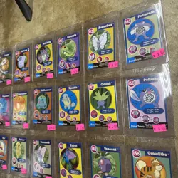 Lot of 28x Pokemon 1998 PokeTrivia Burger King Movie Promo GENGAR VAPOREON +more - Image 3