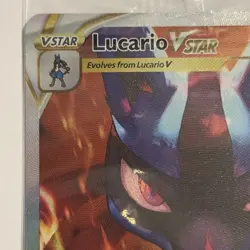 Pokemon Holo Lucario VSTAR - SWSH291 - SWSH Black Star Promo - Sealed - Image 2