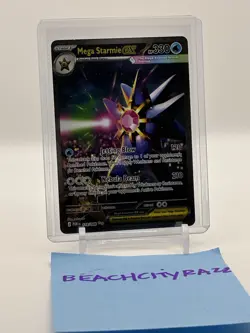 Mega Starmie EX 118/108 Evolutions Holo Ultra Rare Pokemon TCG 2016 English - Image 4