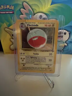 Pokemon Electrode Rare Holo Jungle 2/64 Damage/Crease - Image 1