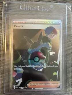 Pokemon Penny Full Art Trainer Supporter Special Illustration Rare SV: Paldean … - Image 1
