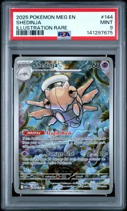Shedinja Illustration Rare #144 PSA 9 Mint Pokemon Mega Evolution (102) - Image 1