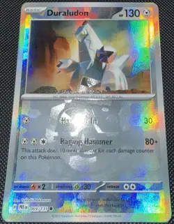 Pokemon TCG - S&V - Prismatic Evolutions - Duraludon 069/131 - Master Ball- NM - Image 1