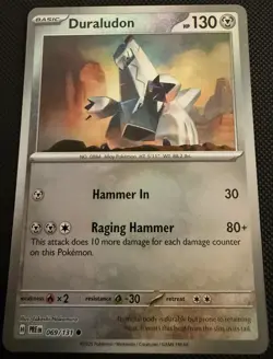 Pokemon TCG - S&V - Prismatic Evolutions - Duraludon 069/131 - Master Ball- NM - Image 2