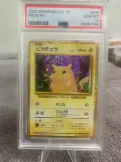Pokemon 2023 Classic Collection Pikachu 8 Holofoil (Japanese) PSA 10 - Image 1
