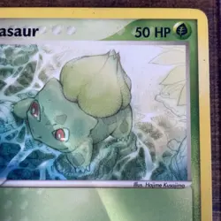 Bulbasaur 55/112 | XY FireRed & LeafGreen | Non-Holo Pokemon TCG 2004 Vintage LP - Image 3