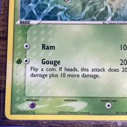 Bulbasaur 55/112 | XY FireRed & LeafGreen | Non-Holo Pokemon TCG 2004 Vintage LP - Image 5