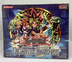 Yugioh Legacy of Darkness (LOD) 1st Edition Booster Box 36 Packs (Box Dmg) - Image 1