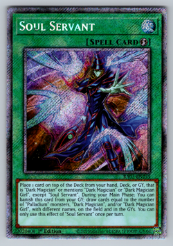 Soul Servant Yugioh RA03-EN271 Platinum Secret Rare PSR NM - Image 1