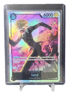 Sanji ST14-003 Starter Deck 14: 3D2Y - Foil - Super Rare - NM - One Piece TCG - Image 1