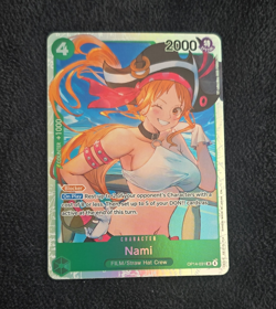 One Piece Nami OP14-031 FILM/Straw Hat Crew Special Foil Blocker Character - Image 1