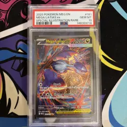 2025 POKEMON MEG EN-MEGA EVOLUTION #181 MEGA LATIAS EX PSA 10 - Image 1