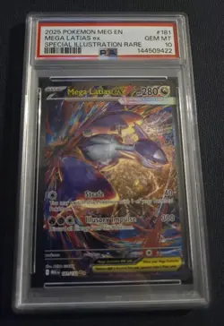 2025 POKEMON MEG EN-MEGA EVOLUTION #181 MEGA LATIAS EX PSA 10 - Image 1