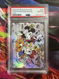 Weiss Schwarz Blau Disney - It All Started With One Mouse - DSY/01B-025D PSA 10 - Image 1