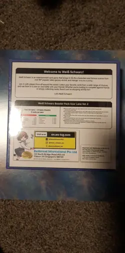 Weiss Schwarz Azur Lane Vol 2 Booster Box English 1st Edition Sealed New - Image 2