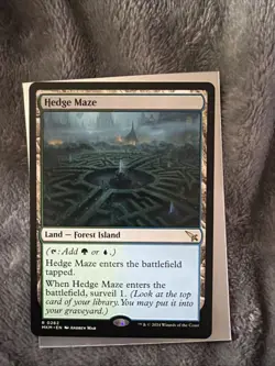 Hedge Maze Murders at Karlov Manor 262 Surveil Land NM Condition MTG - Image 1